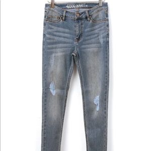 Good Hart Matilda Jane Distressed Skinny Jean Light Wash